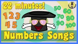 Number Songs for Kids | Kids Song Compilation | The Singing Walrus