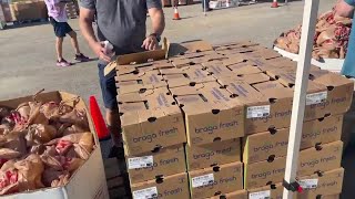 WebXtra: East Texas Food Bank holds distribution in Longview