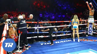 Miguel Berchelt Walks Vargas Down, Makes Him Quit on the Stool | Berchelt Returns Sat on ESPN