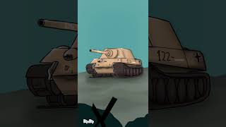 (Updated Background) Jagdtiger, a beast in Berlin. #flipaclip #tanks #ww2 #animation