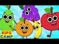 Ten Little Fruits Jumping | Best Learning Nursery Rhymes & Kids Songs by KidsCamp