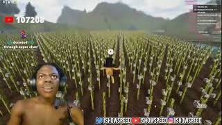 Ishowspeed plays a racist roblox game