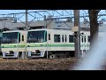 富沢総合車両センターで旧型車両1000n系3編成と新型車両トップナンバー3000系基地で休んでいるシーン！