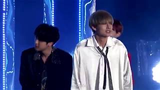 171101 광화문 평창 G-100 방탄소년단(BTS) 불꽃에 화들짝 놀라는 태형이♥