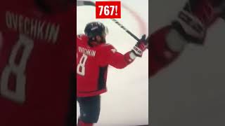 Ovechkin takes 3rd all time! #nhl #hockey #allcaps #capitals #shorts #popular #trendingshorts