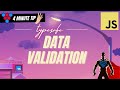 TypeSafe JavaScript Data Validation (ZOD) // 4 minute tip