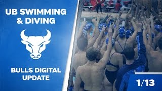 UB Swimming \u0026 Diving Bulls Update - 1-13-17