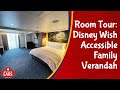 Disney Wish - Accessible Deluxe Family Oceanview Stateroom With Verandah - Category 4B - Room 8106