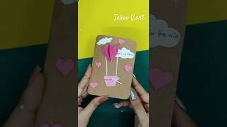 valentine's gift card idea 💞💡#youtubeshorts #diy #craft #shorts
