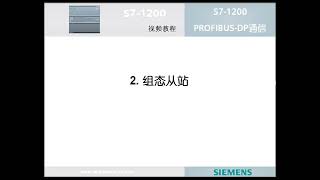 B16 西门子 SIMATIC S7-1200 PLC 通信功能之 S7 1200 的 PROFIBUS DP 通信（2）站组态