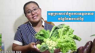 អត្ថប្រយោជន៍ក្នុងការទទួលទានបន្លែបៃតង