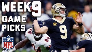 Week 9 Game Picks in Under 3 Minutes ⏱🏈 | NFL