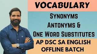English Vocabulary | Synonyms | Antonyms | One Word Substitutes | Constable | DSC#jansenglishacademy