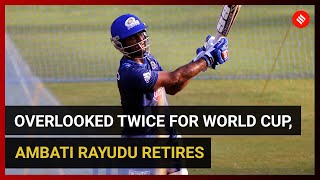 Overlooked Twice For World Cup, Ambati Rayudu Retires