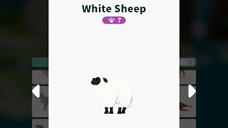 White sheep in the «Forest island» 🏝️