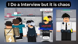 I Do A Interview But It Is Chaos - Stateview Prison Roblox