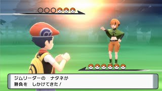 ポケモンBDSP ハクタイジム vsナタネ