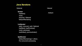 CS635 9/13/18 Iterators