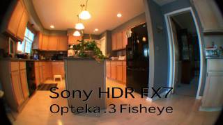 Sony FX7 with 62mm Opteka Death Lens vs. Raynox **HD**