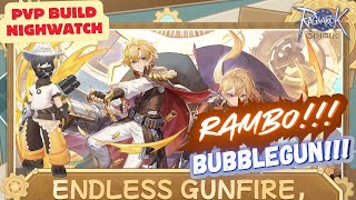 New NightWatch / Gunslinger Rambo - Gatling Build | BubbLesinz GS!!!