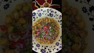 white channa 🥗🥗 salad #food #ytshorts #youtubeshorts