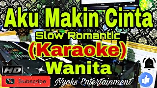 AKU MAKIN CINTA - Vina Panduwinata (KARAOKE) Nada Wanita || E=DO