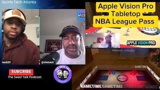 Apple Vision Pro, Tabletop unveiled new Augmented Reality Experience for NBA League Pass