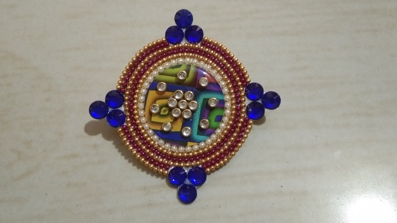 How To Make Saree Pin Party Wear Saree Pin Brooch At Home Handmade