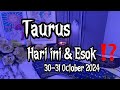 Taurus ♉️ Hari Ini & Esok ⁉️ (30-31 October 2024) Yang Terjadi Dalam Hidupmu...