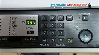 Developer initialization and Reset maintenance counters on SHARP AR 5618
