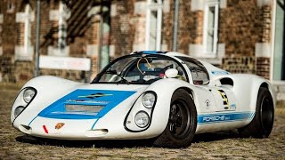 PORSCHE 910 - on german roads - 5.1 motor sound!