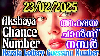 23/02/2025 | അക്ഷയ ലോട്ടറി ചാൻസ് നമ്പർ | Akshaya lottery guessing number | Sreenivasan