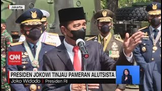 Presiden Jokowi Tinjau Pameran Alutsista