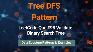 Validate Binary Search Tree | Tree DFS Pattern | LeetCode 98 | Coding Interview Question