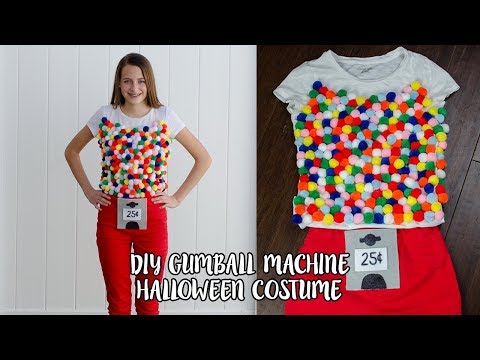 How To Make A Gumball Machine Halloween Costume | Simply Dovie How To Make A Gumball Machine Halloween Costume | Simply Dovie
