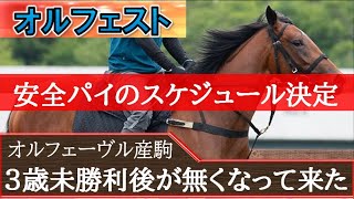 【一口馬主】未勝利脱出に向けて「オルフェスト」血統に合った距離のレースへ向けて調整される。光が見えてきたオルフェーヴル産駒