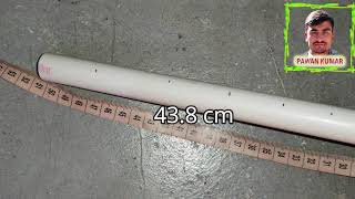 How to make C Scale PVC plastic flute for beginners at home 48 CM |Pawan Kumar|