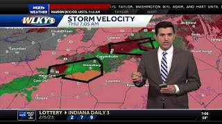 Tornado watch for some KY counties until 11 a.m. Thursday