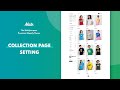 Mate Shopify Theme - Collection Page Settings