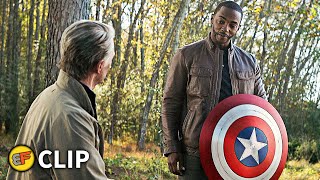 Old Steve Rogers Gives Shield to Falcon - Ending Scene | Avengers Endgame 2019 I
