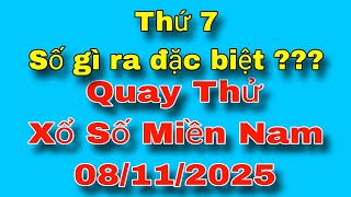 XSMN • Quay Thử Xổ Số Miền Nam Thứ 7, 08/11/2025 Tphcm, Long An, Bình Phước, Hậu Giang