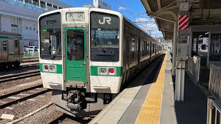 719系5000番台 福島駅発車