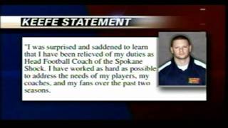 Former Shock Coach Keefe Issues Statement