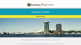 Brian Kaney - Let's Build: JavaScript / NodeJS | DevDays 2019 Amsterdam