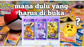 buka pack ini dulu..!!! kartu nya bagus-bagus. //pokemon tcg pocket//