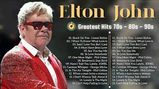 Elton John, Michael Bolton, Rod Stewart, Bee Gees, Lobo, Phil Collins 📀Soft rock love songs 80s 90s