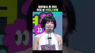 테무 윈터 무대 본 진짜 카리나 반응 #2024KBS연예대상 ｜KBS 방송