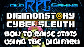 Digimon Story Cyber Sleuth - How To Raise Stats / Use The DigiFarm