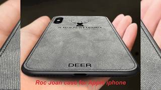 Case For Apple iPhone X/ XS/ XS Max Business Cloth Deer Soft TPU