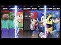 Super Smash Bros Ultimate Amiibo Fights – Steve & Co #24 Minecraft vs Legends